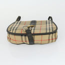 BURBERRY Nova Check Shoulder Bag Canvas 2 Set Beige Auth 165995-16