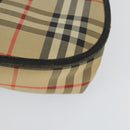 BURBERRY Nova Check Shoulder Bag Canvas 2 Set Beige Auth 165995-17