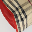 BURBERRY Nova Check Shoulder Bag Canvas 2 Set Beige Auth 165995-8