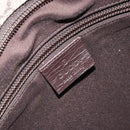 GUCCI GG Supreme Shoulder Bag PVC Beige Silver 141626 Auth 166003-19
