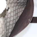GUCCI GG Supreme Shoulder Bag PVC Beige Silver 141626 Auth 166003-24