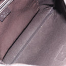 GUCCI GG Crystal Shoulder Bag Coated Canvas Beige Gold Auth 166004-11