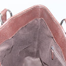 GUCCI GG Canvas Tote Bag Beige Silver 113016 Auth 166006A-19
