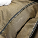 FENDI Zucca Canvas Vanity Cosmetic Pouch Black Brown Auth 166009-12