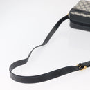 GUCCI GG Supreme Sherry Line Bag PVC Navy Gold Red 001 56 0942 Auth 166010-7