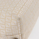 FENDI Zucchino Canvas Tote Bag Ivory Auth 166014-14