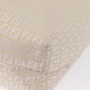 FENDI Zucchino Canvas Tote Bag Ivory Auth 166014-16