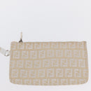 FENDI Zucchino Canvas Tote Bag Ivory Auth 166014-19
