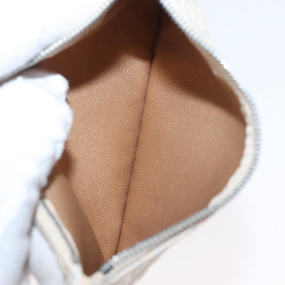 FENDI Zucchino Canvas Tote Bag Ivory Auth 166014