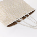 FENDI Zucchino Canvas Tote Bag Ivory Auth 166014-6