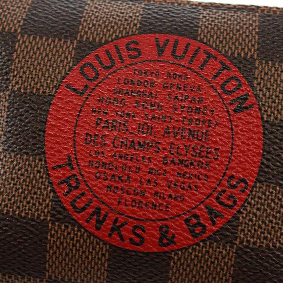 LOUIS VUITTON Damier Ebene T&B Mini Pochette Accessoires N58011 LV Auth 166017V