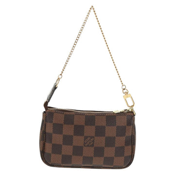 LOUIS VUITTON Damier Ebene T&B Mini Pochette Accessoires N58011 LV Auth 166017V - 0