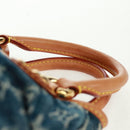 LOUIS VUITTON Monogram Denim Preity Hand Bag Blue M95020 LV Auth 166019V-10