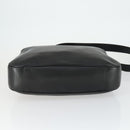 GUCCI Bamboo Shoulder Bag Leather 2way Black Gold 001 1577 Auth 166021-11