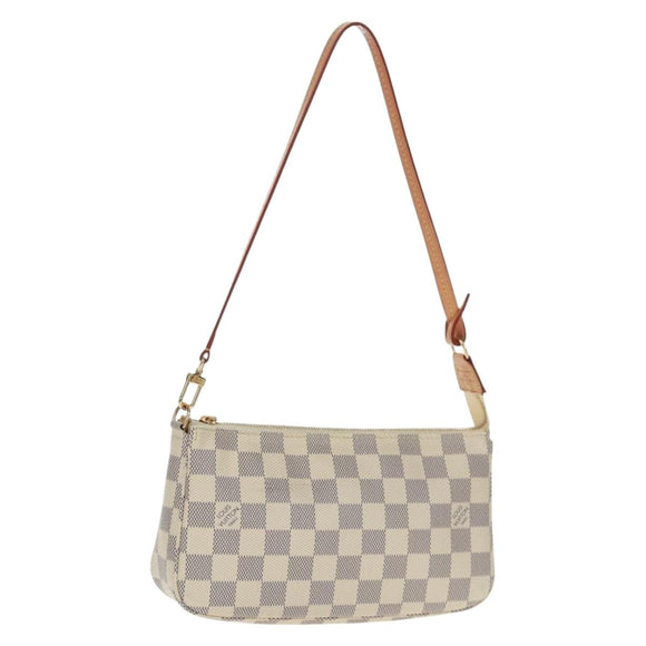 LOUIS VUITTON Damier Azur Pochette Accessoires Pouch N51986 LV Auth 166024SAV