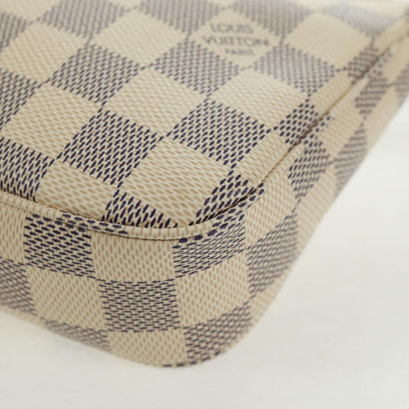LOUIS VUITTON Damier Azur Pochette Accessoires Pouch N51986 LV Auth 166024SAV