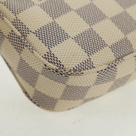 LOUIS VUITTON Damier Azur Pochette Accessoires Pouch N51986 LV Auth 166024SAV