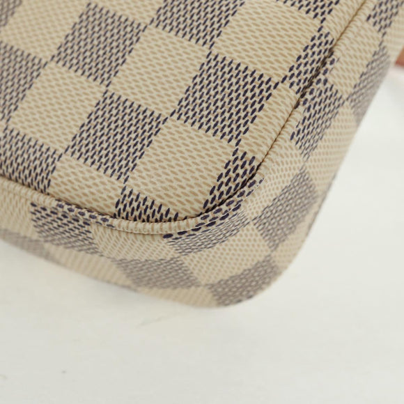 LOUIS VUITTON Damier Azur Pochette Accessoires Pouch N51986 LV Auth 166024SAV
