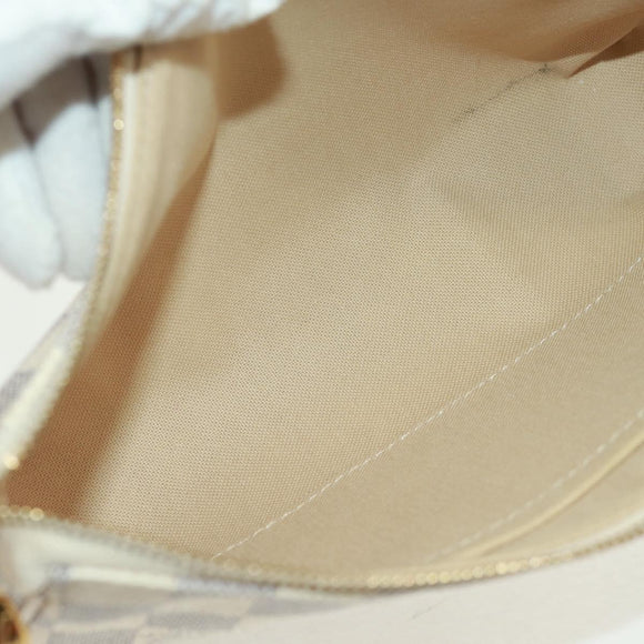 LOUIS VUITTON Damier Azur Pochette Accessoires Pouch N51986 LV Auth 166024SAV