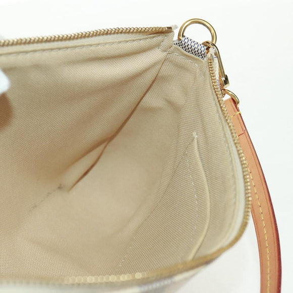 LOUIS VUITTON Damier Azur Pochette Accessoires Pouch N51986 LV Auth 166024SAV