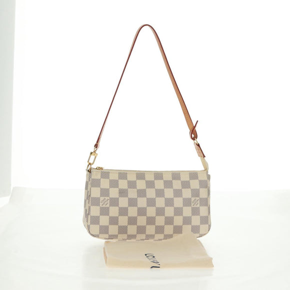LOUIS VUITTON Damier Azur Pochette Accessoires Pouch N51986 LV Auth 166024SAV