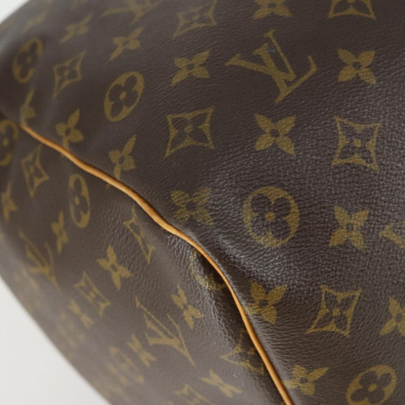 LOUIS VUITTON Monogram Keepall 60 Boston Bag M41422 LV Auth 166033