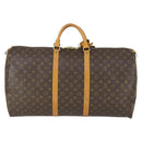 LOUIS VUITTON Monogram Keepall 60 Boston Bag M41422 LV Auth 166033-3