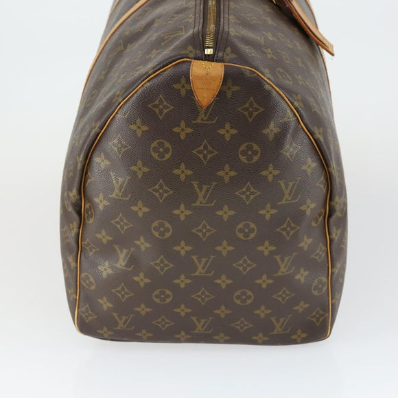 LOUIS VUITTON Monogram Keepall 60 Boston Bag M41422 LV Auth 166033