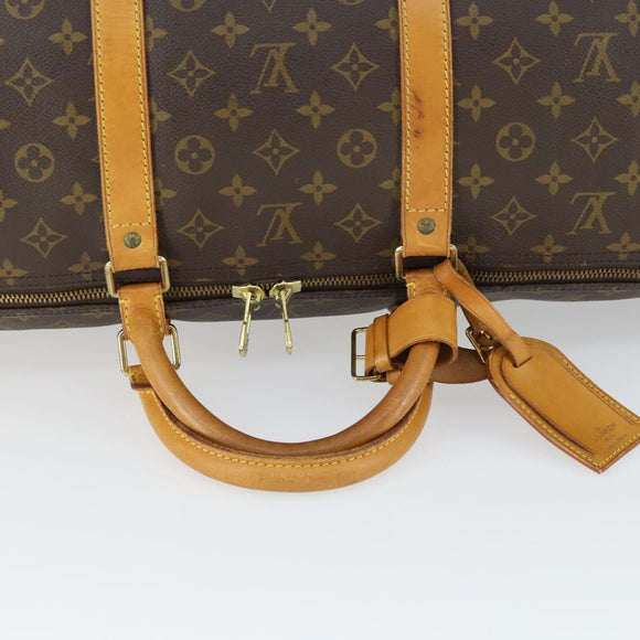 LOUIS VUITTON Monogram Keepall 60 Boston Bag M41422 LV Auth 166033