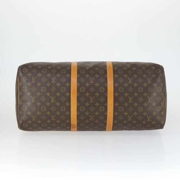 LOUIS VUITTON Monogram Keepall 60 Boston Bag M41422 LV Auth 166033