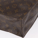 LOUIS VUITTON Monogram Sac Plat Hand Bag M51140 LV Auth 166040-16