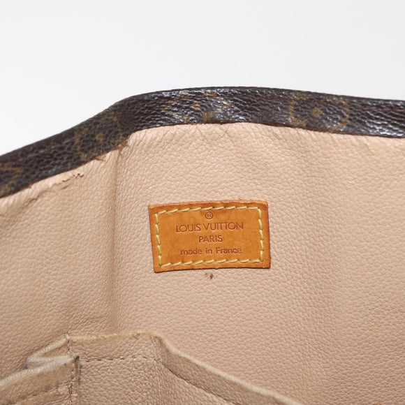LOUIS VUITTON Monogram Sac Plat Hand Bag M51140 LV Auth 166040