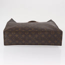 LOUIS VUITTON Monogram Sac Plat Hand Bag M51140 LV Auth 166040-5