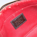 LOUIS VUITTON Damier Ebene Pochette Cosmetic PM Pouch N47516 LV Auth 166050-14