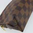 LOUIS VUITTON Damier Ebene Pochette Cosmetic PM Pouch N47516 LV Auth 166050-9