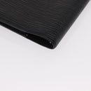 LOUIS VUITTON Epi Agenda PM Day Planner Cover Black R20052 LV Auth 166056-16