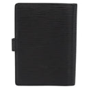 LOUIS VUITTON Epi Agenda PM Day Planner Cover Black R20052 LV Auth 166056-2
