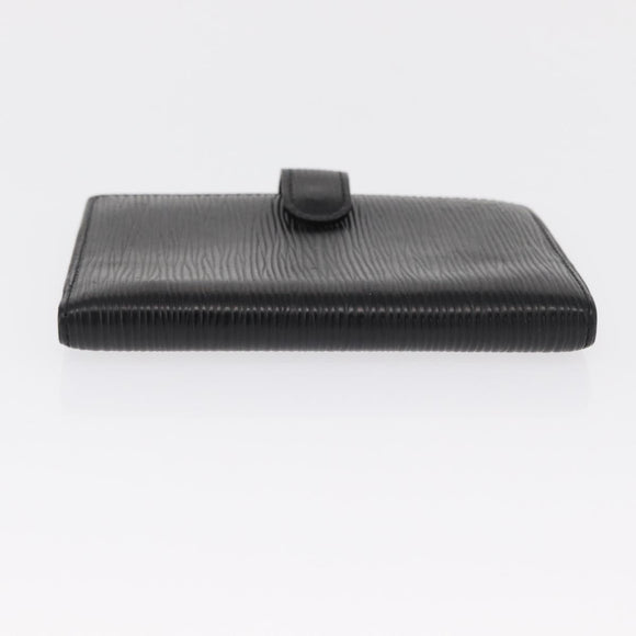 LOUIS VUITTON Epi Agenda PM Day Planner Cover Black R20052 LV Auth 166056