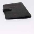 LOUIS VUITTON Epi Agenda PM Day Planner Cover Black R20052 LV Auth 166056-5