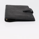 LOUIS VUITTON Epi Agenda PM Day Planner Cover Black R20052 LV Auth 166056-6