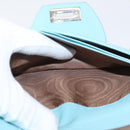 Salvatore Ferragamo Gancini Long Wallet Leather Lavende Silver Auth 166058-17