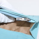 Salvatore Ferragamo Gancini Long Wallet Leather Lavende Silver Auth 166058-18