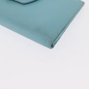 Salvatore Ferragamo Gancini Long Wallet Leather Lavende Silver Auth 166058-9