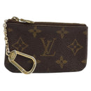 LOUIS VUITTON Monogram Pochette Cles Coin Purse M60033 LV Auth 166060-1