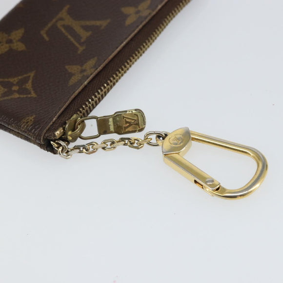 LOUIS VUITTON Monogram Pochette Cles Coin Purse M60033 LV Auth 166060
