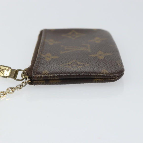 LOUIS VUITTON Monogram Pochette Cles Coin Purse M60033 LV Auth 166060