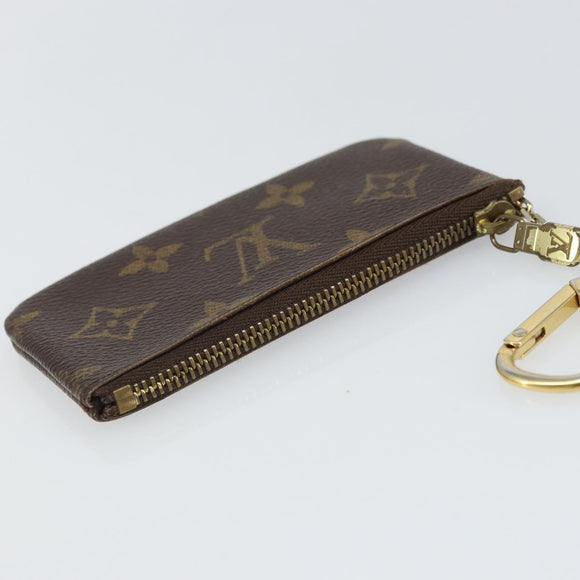 LOUIS VUITTON Monogram Pochette Cles Coin Purse M60033 LV Auth 166060