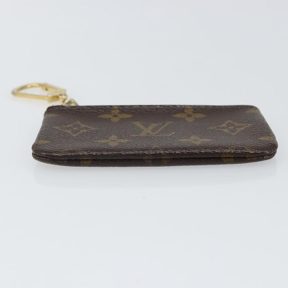 LOUIS VUITTON Monogram Pochette Cles Coin Purse M60033 LV Auth 166060