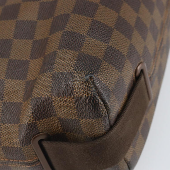 LOUIS VUITTON Damier Ebene Brooklyn MM Shoulder Bag N51211 LV Auth 166096