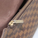 LOUIS VUITTON Damier Ebene Brooklyn MM Shoulder Bag N51211 LV Auth 166096-23